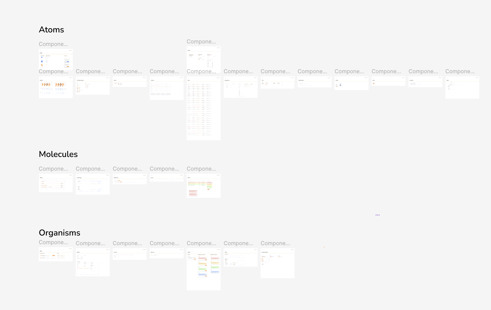 Corporate website UI