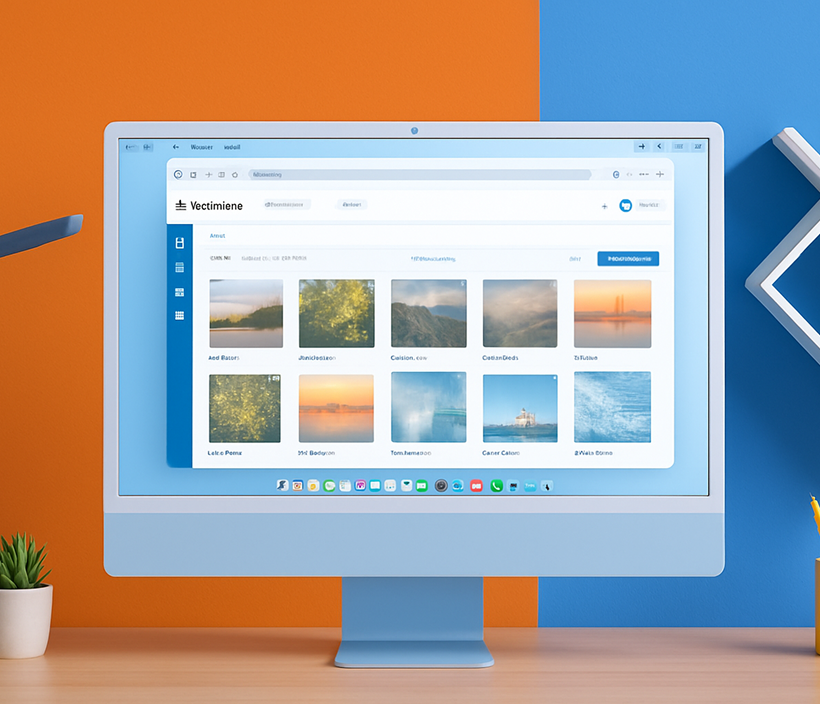 Corporate website UI