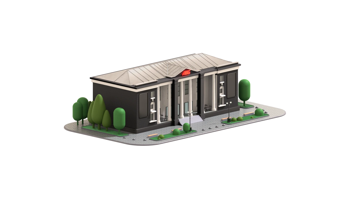 Corporate website UI